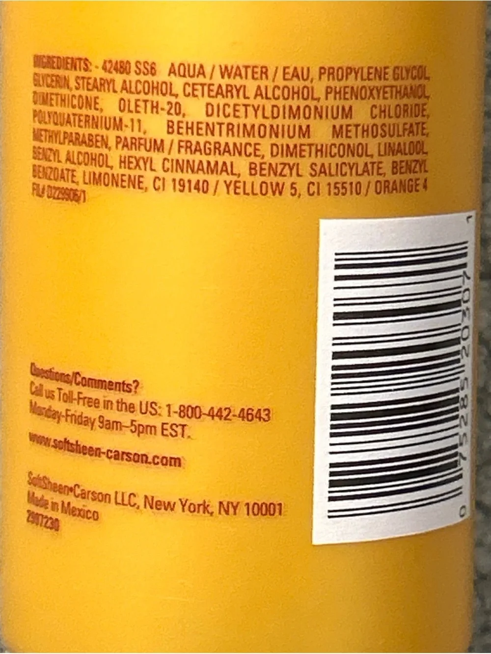 X2 SoftSheen Carson Care Free Curl Gold Hair Instant Activator 16oz